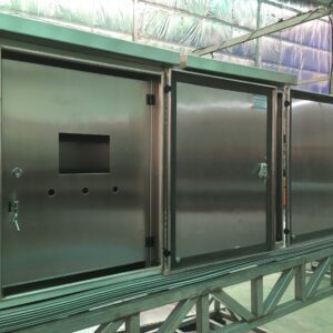 Vỏ tủ inox có mái - Ảnh 2