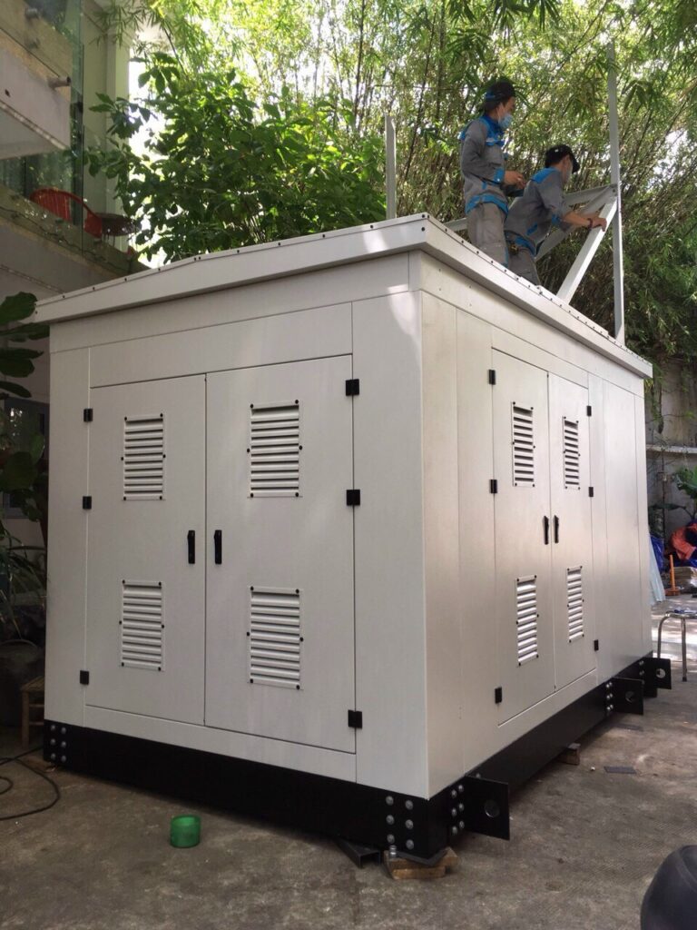 Mobile substation kiosk cabinet 3700x2500x2400