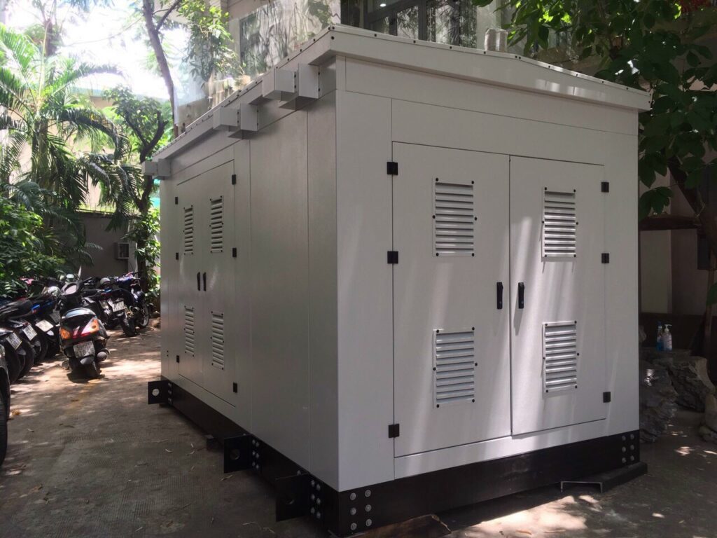 Mobile substation kiosk cabinet 3700x2500x2400
