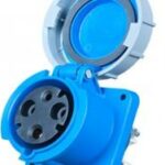 Ổ cắm âm thẳng PCE IP67 F343-6