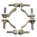 Adjustable pole band 12''-16'' hot dip galvanized
