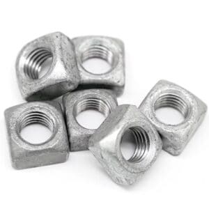 Regular square nut 7/8''-9 hot dip galvanized - Image 4