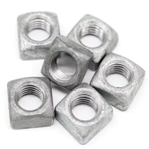 Regular square nut 7/8''-9 hot dip galvanized - Image 3