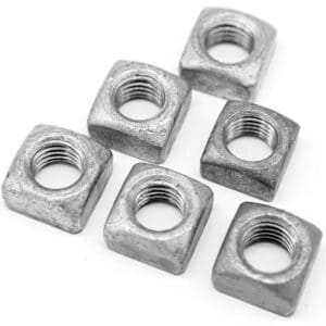 Home Version 5 Regular square nut 7/8''-9 hot dip galvanized
