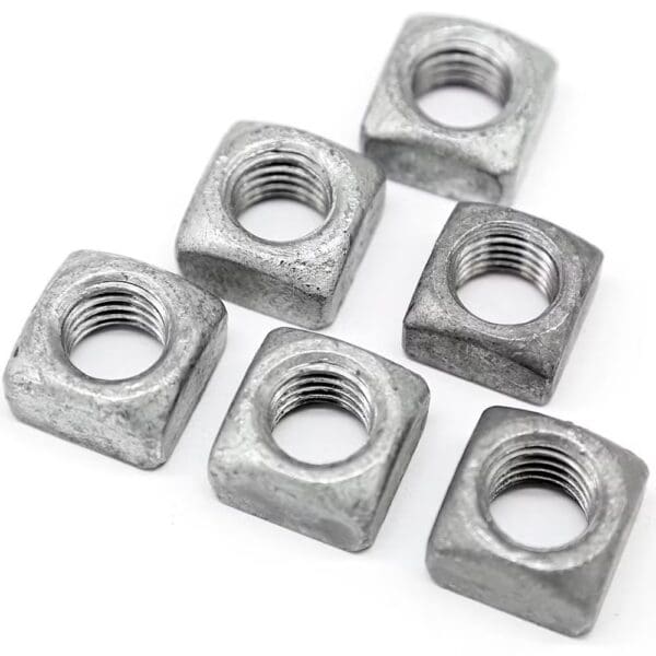 Regular square nut 7/8''-9 hot dip galvanized